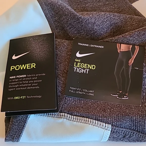 NWT, Nike, full length, leggings, with dry-fit. Size M - Picture 6 of 8